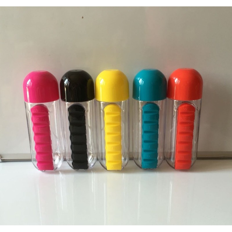 Bình nhựa có ngăn đựng thuốc tiện dụng | BigBuy360 - bigbuy360.vn