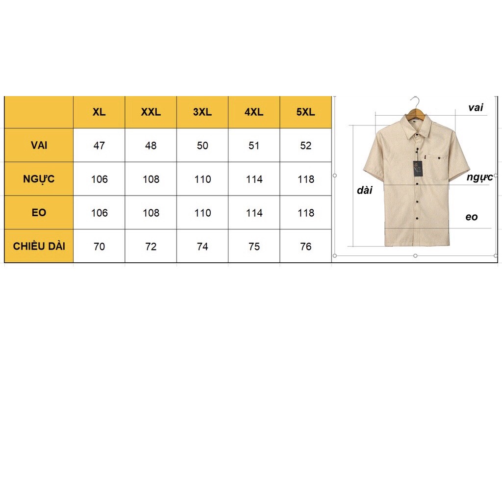 Áo sơ mi nam ngắn tay trung niên vải lanh cực mát không nhăn xù