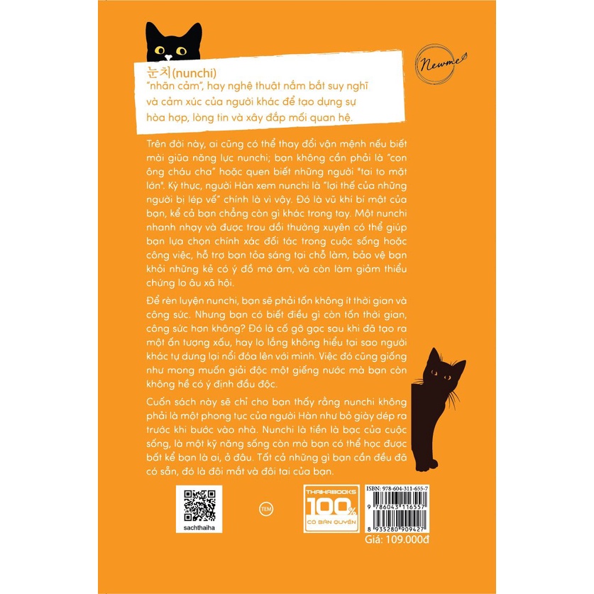 Sách Thái Hà - Nunchi: Nghệ Thuật Nắm Bắt Suy Nghĩ Và Cảm Xúc Của Người Khác