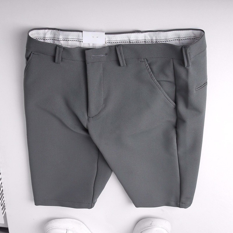 Quần short tây nam Gấu 194 vải kaki âu mềm mịn, co dãn nhẹ - form slimfit [ Có Big Size ] | BigBuy360 - bigbuy360.vn