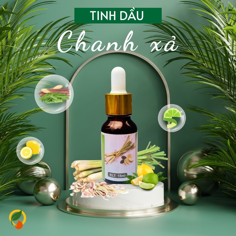 Tinh dầu Chanh Sả essential oil giúp khử mùi, thơm phòng - 10ml