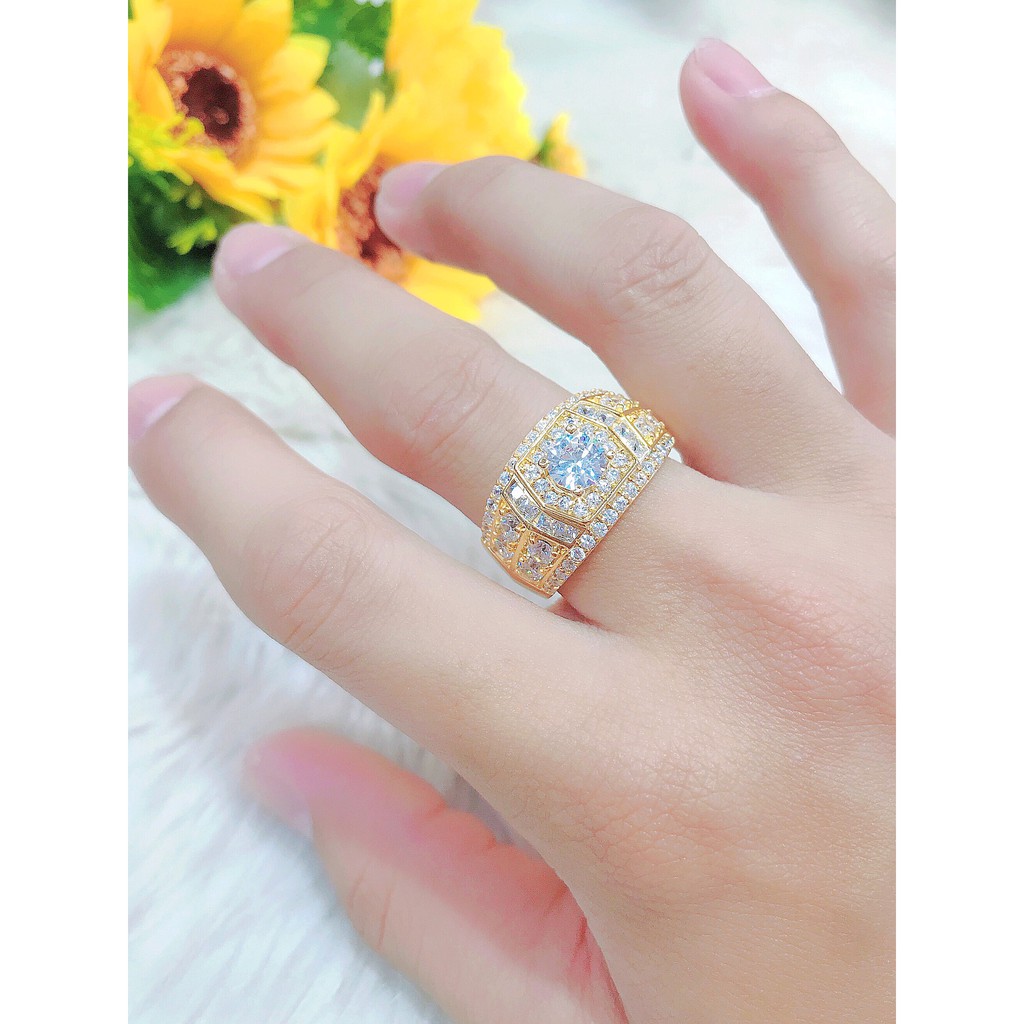 NHẪN ĐÍNH ĐÁ DÀNH CHO NAM