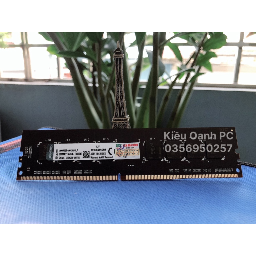 Ram PC Máy tính bàn Kingston HyperX Fury 8GB (1x8GB) DDR4 Bus 2666Mhz- Mới Full Box 100% Bảo Hành 1 Đổi 1 Trong 36 Tháng | BigBuy360 - bigbuy360.vn