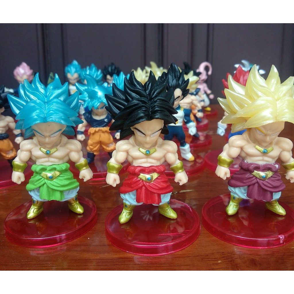 Mô hình Dragon Ball các nhân vật Son goku, Vegeta, Son Gohan cao 7cm mẫu mới nhất tặng kèm chân đế