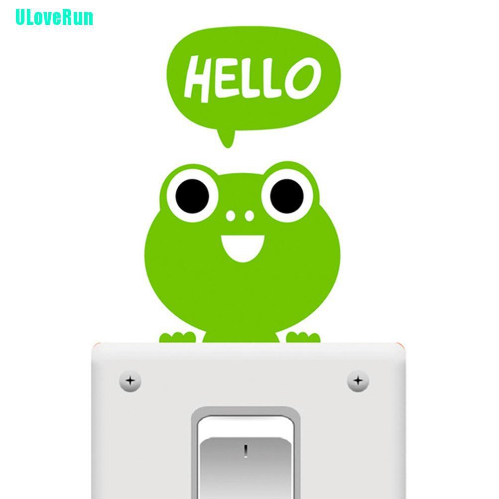 Miếng Dán Trang Trí Công Tắc Hình Nhân Vật Hoạt Hình Thân Thiện Với Môi Trường