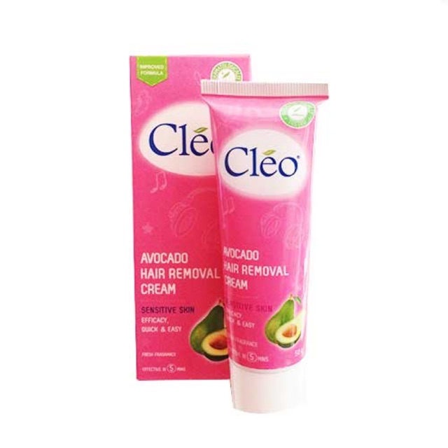 🍀🍀 Kem tẩy lông Cleo Avocado Hair Removal Cream Sensitive Skin 50g