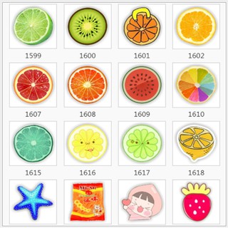 🍄🍎huy hiệu cài áo, pin cài balo trái cây h25