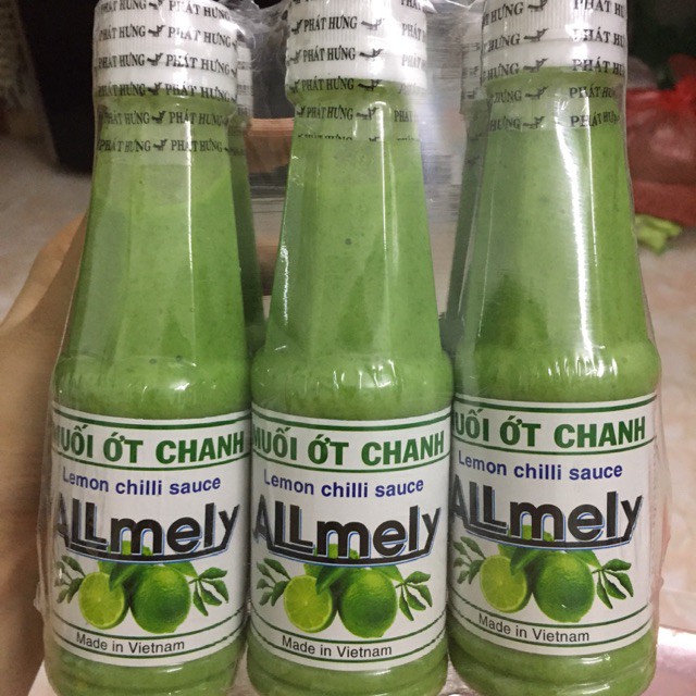 COMBO 5 CHAI MUỐI ỚT CHANH ALLMELY NHA TRANG CHAI 220ml