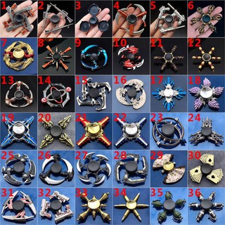 (36 mẫu) Con quay Spinner NARUTO Gradient Kim Loại giảm street mã S109