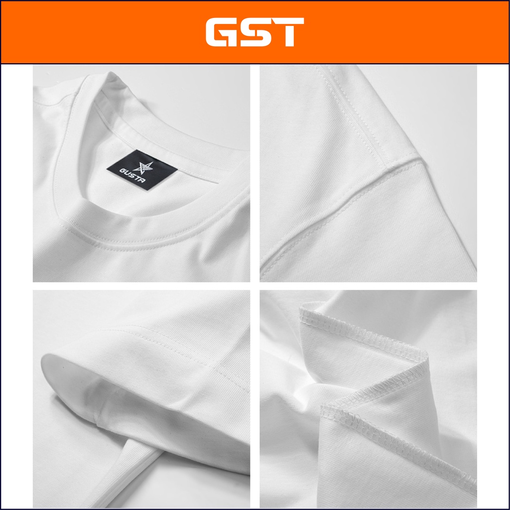Áo Thun Local Brand GST in hình chữ số phông nam nữ tay lỡ form rộng cá tính