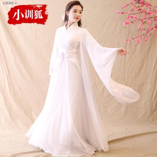 Bộ hán phục tay loe thiết kế đẹp mắt cho nữ