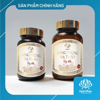 Bộ quà tặng Vợ chồng 2 lọ 5g Đông trùng hạ thảo Sinh phúc, bổ thận tráng dương, tăng ham muốn