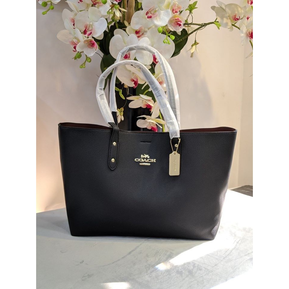 Túi xách Coach tote da thật - F72673