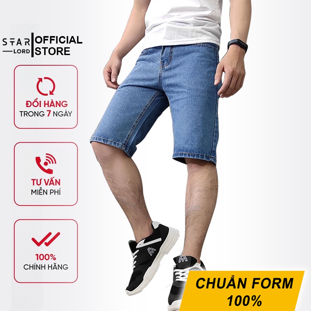 Quần short nam vải jean dày đẹp chuẩn form dáng SL393 StarLord