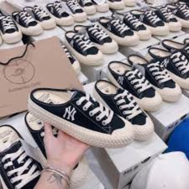 Giày sục NY Đạp Gót, Sục MLB Hot Hít