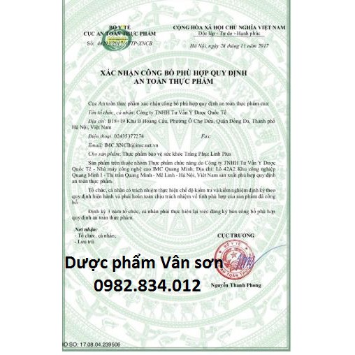 Tràng phục linh xanh - có tem tích điểm hộp 20 viên