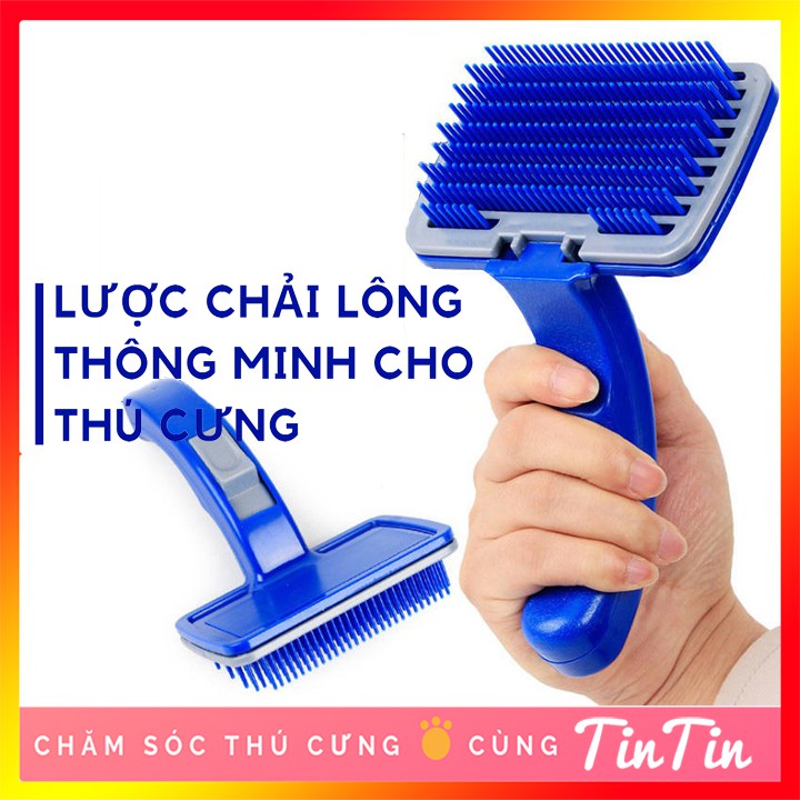 Lược Chải Lông Chó Mèo Tự Làm Sạch Thông Minh #Tintin Pet Store