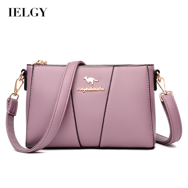 Túi Đeo Vai Hình Vuông Màu Đen Đơn Giản Có Thể Điều Chỉnh Cho Nữ