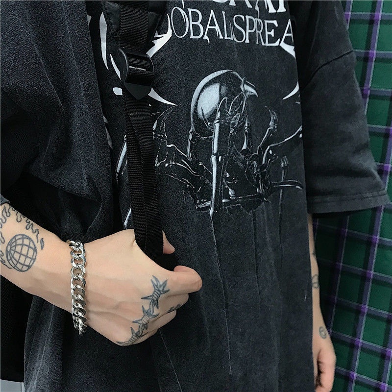 Vòng Tay Chuỗi Hạt Phong Cách Hip Hop Hàn Quốc 19987 Cá Tính Cho Nam Và Nữ