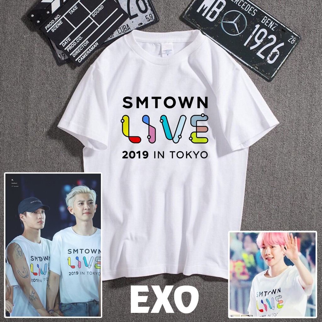 Áo Thun EXO  Kai Chanyeol SMtown Live in Tokyo