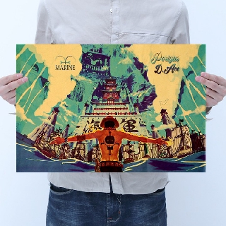 Poster ảnh nhân vật Ace One Piece tại Marineford Đảo hải tặc