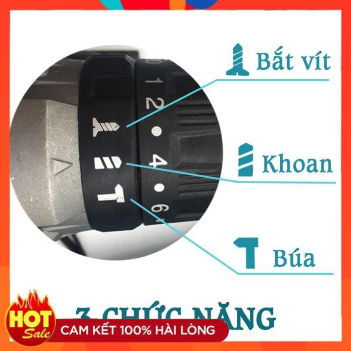 [Hàng Tốt] Máy khoan pin, tặng kèm vỉ vít và mũi bắn tốn