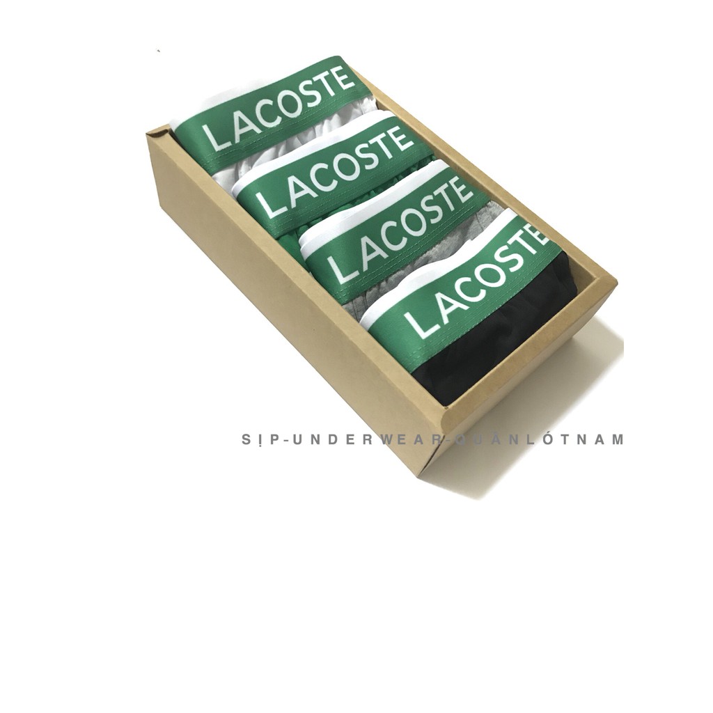 QUẦN LÓT NAM SỊP BOXER LACOST