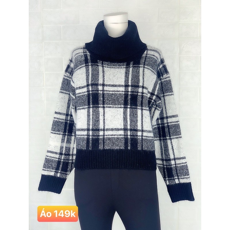 MYM ÁO LEN KẺ, CHẤT LIỆU LEN LÔNG CỪU