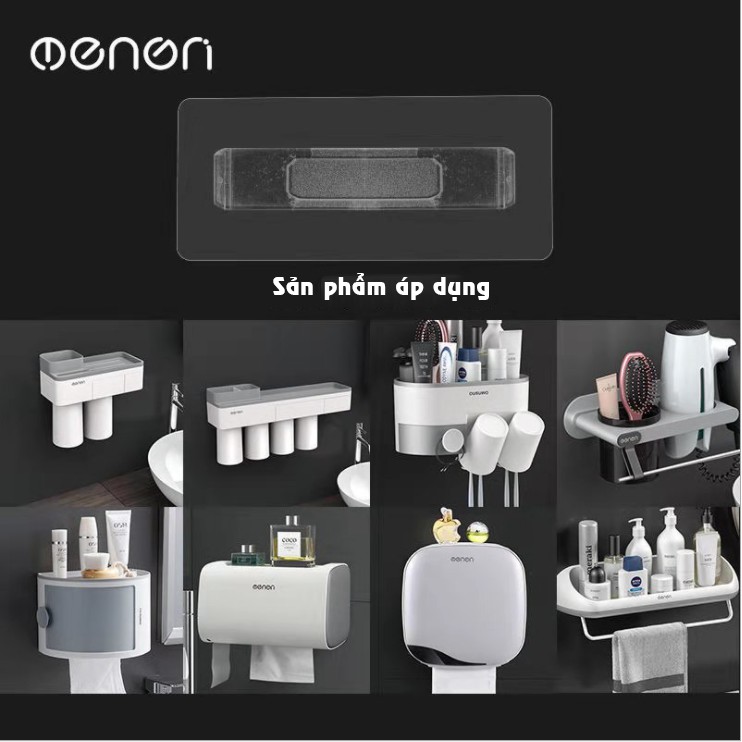 Miếng Dán Kệ Nhà Tắm Hộp Đựng Giấy Vệ Sinh Oenon - Miếng Dán Bộ Cốc Oenon Dự Phòng Thay Thế