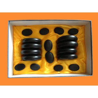 Đá tròn massage, Đá núi lửa kích thước 8*8cm, ĐÁ NÓNG SPA