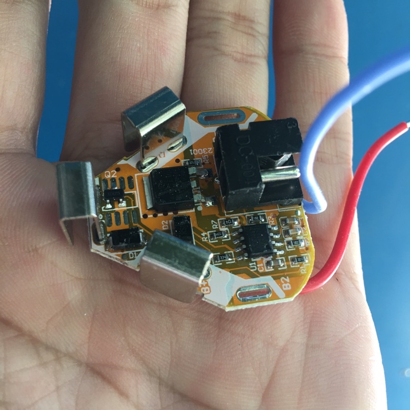 Mạch BMS vàng 3S 10.8v bảo vệ pin lithium chế khoan pin vặn vít