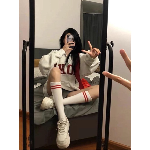 Áo polo cổ khoá thêu chất nỉ ngoại siêu hot cho mùa đông