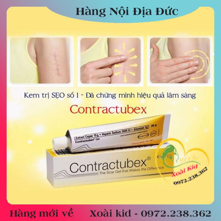 [auth] Kem làm mờ sẹo Contractubex Đức tuýp 30g , Đủ Bill Date mới [Hot]
