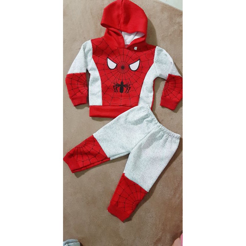 Bộ nỉ bông siêu nhân nhện spider man