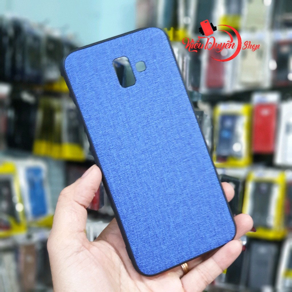 Ốp lưng Samsung Galaxy J6+ (J6 Plus),Ốp lưng vải