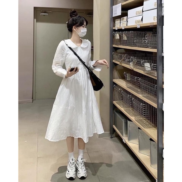 Váy đũi gân cổ bèo TC6