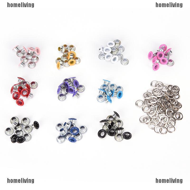100 Khoen Kim Loại 4mm Màu Sắc Ngẫu Nhiên