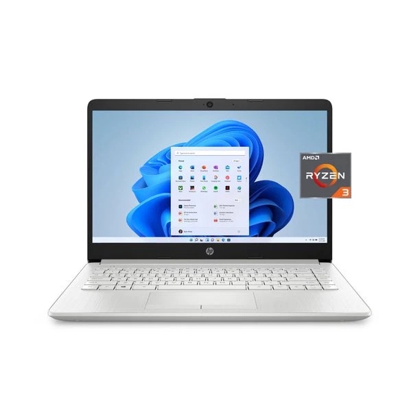 Laptop mỏng nhẹ HP 14-DK1032wm AMD Ryzen 3 3250U 2.6GHz 4GB RAM 128GB SSD 14" FHD IPS WIN 10 SILVER 1.5kg