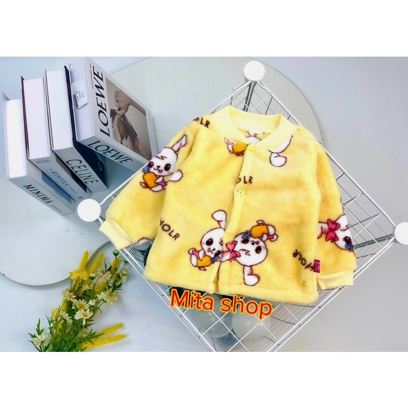 Áo khoác lông tuyết cho bé siêu mịn ấm - đồ thu đông trẻ em