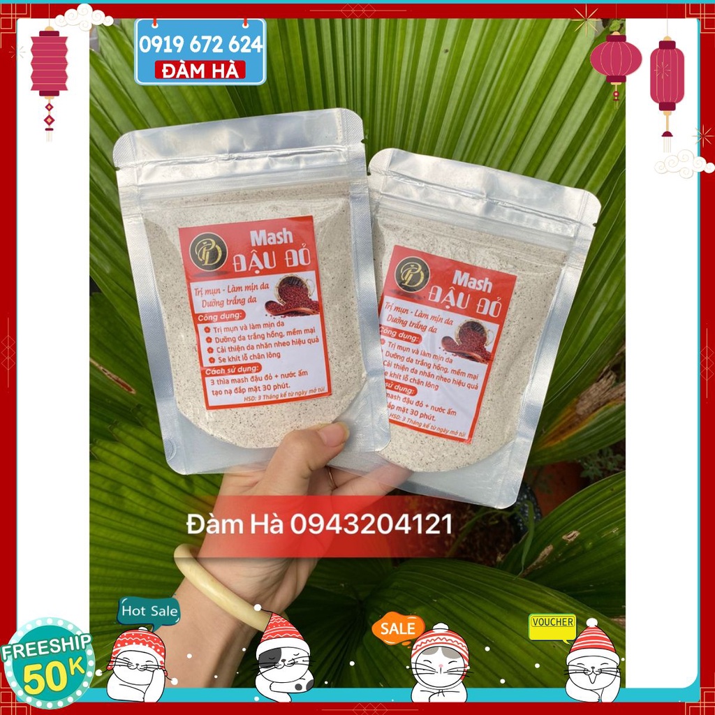 [Ảnh Thật] Bột Đậu Đỏ Đắp Mặt