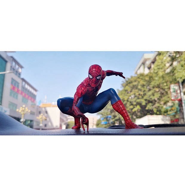 Marvel Avengers Spider-Man Doll Garage Kit Model Creative Car Decoration Internet Celebrity Car Interior Ornaments Case 2Uq6