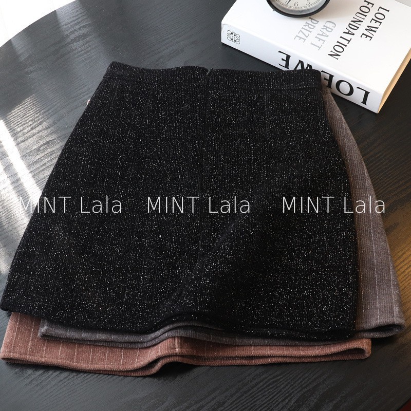 Chân Váy A Chất Nhung Tăm Ánh Kim Nhẹ - Hàng QC | BigBuy360 - bigbuy360.vn