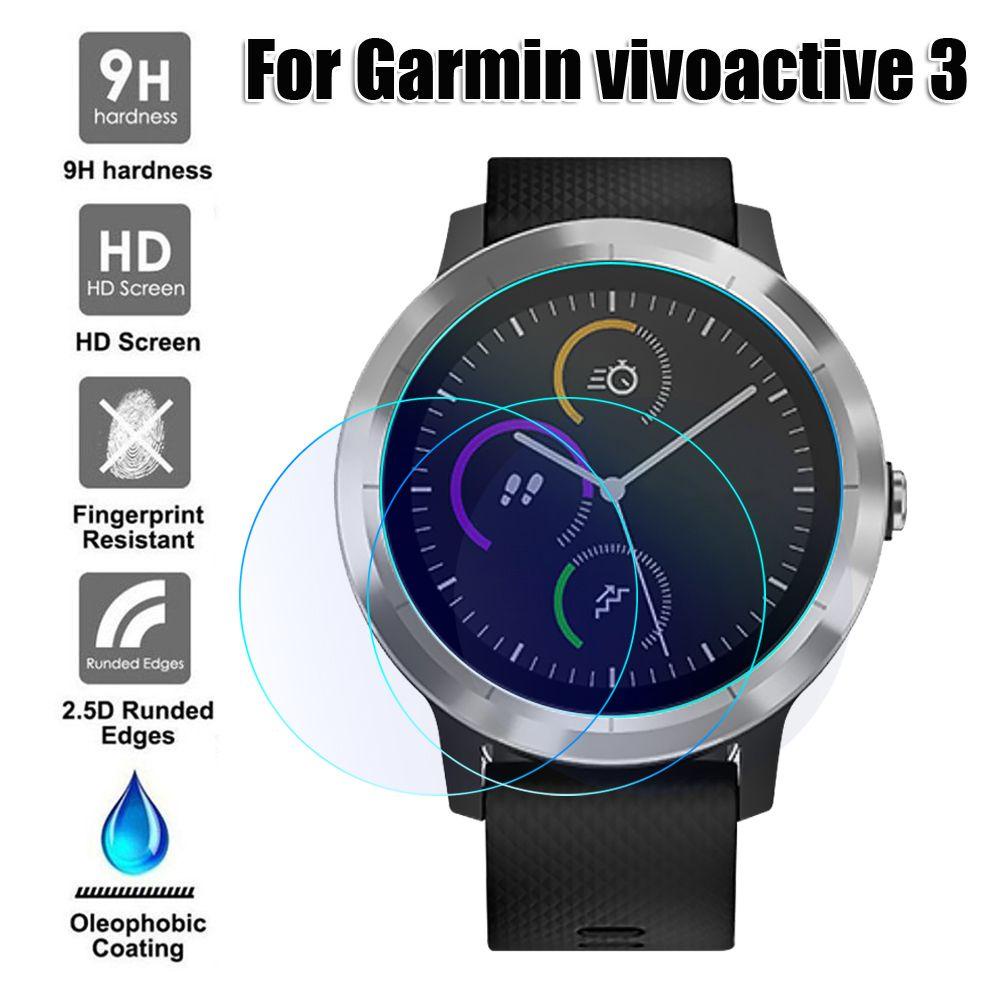 MYRONGVN Set 3 Kính Cường Lực Cao Cấp Bảo Vệ Màn Hình Đồng Hồ Garmin Vivoactive 3 HD 9H