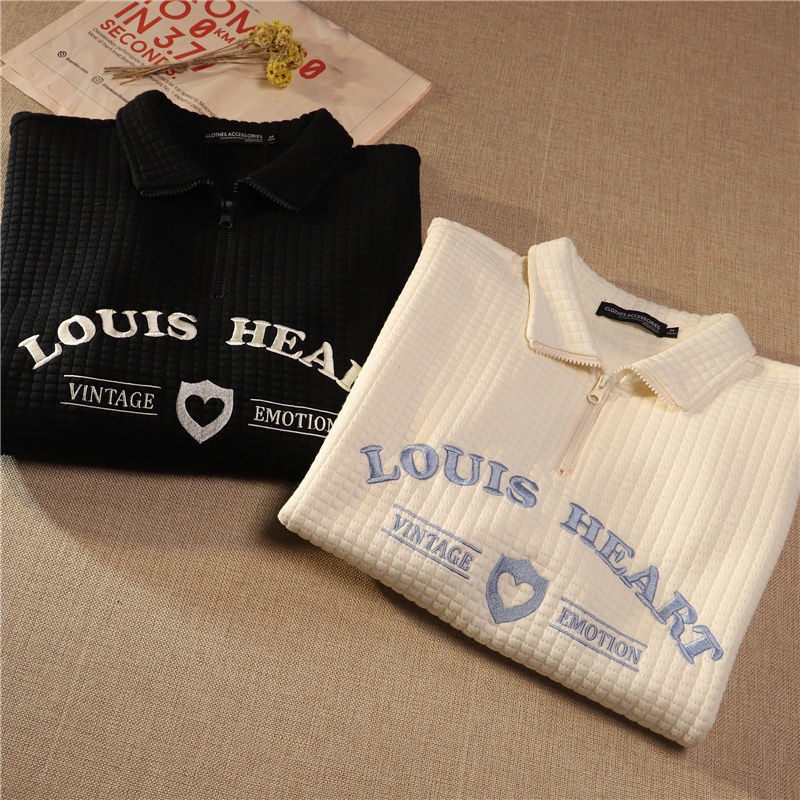 Sweater Mỏng Cổ Polo Dáng Rộng Phong Cách Thời Trang Nhật Bản | BigBuy360 - bigbuy360.vn