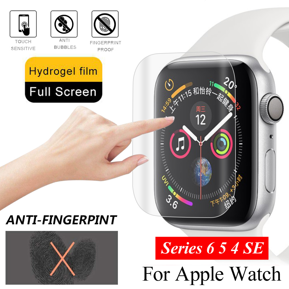 MAYSHOW Siêu mỏng TPU Hydrogel Guard siêu mỏng cho Apple Watch Series 6 5 4 SE iWatch 40mm 44mm Bảo vệ màn hình Phụ kiện Phim HD Clear Chống xước Không phải Kính Full Coveraget