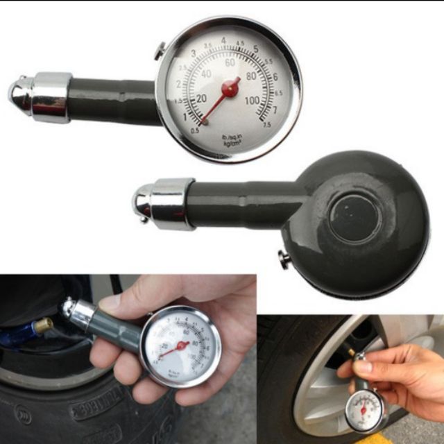 Đồng hồ đo áp suất lốp vỏ xe (+ Quà tặng)