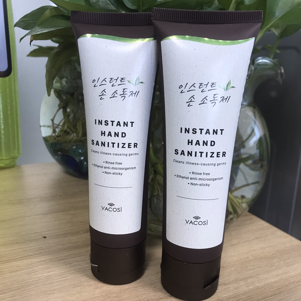 Gel rửa tay khô trà xanh VACOSI INSTANT HAND SANITIZER 90ml - Nước rửa tay khô tiện lợi | BigBuy360 - bigbuy360.vn