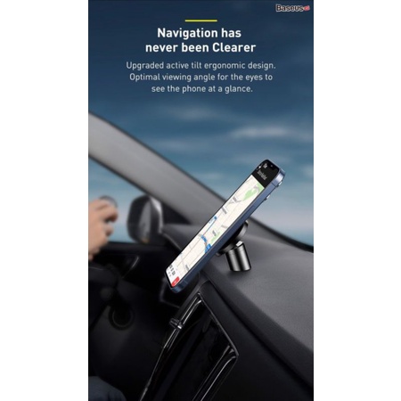 ✅Nowship - Đế đỡ điện thoại nam châm Baseus Magnetic Car cho iphone 12 | BigBuy360 - bigbuy360.vn