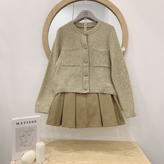 Áo Cardigan len hạt cúc đồng (Ảnh/Video tự chụp)