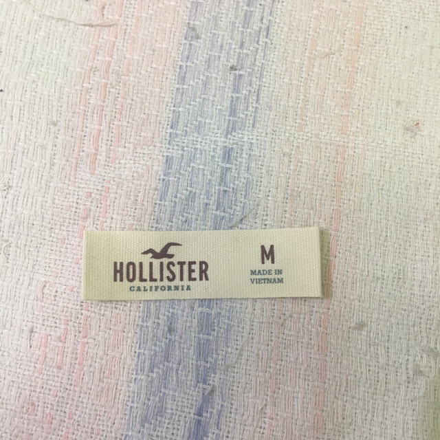 20 Nhãn Vải Chính Cổ Áo Hiệu Hollister Các Loại Hàng Công Ty | BigBuy360 - bigbuy360.vn
